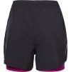 Dámské běžecké šortky PROGRESS Carrera Shorts 2v1 černé (Velikost S)