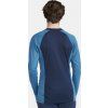 Pánské funkční triko CRAFT Core Warm Baselayer Ls modré (Velikost XS)