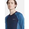 Pánské funkční triko CRAFT Core Warm Baselayer Ls modré (Velikost XS)