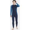 Pánské funkční triko CRAFT Core Warm Baselayer Ls modré (Velikost XS)