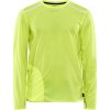 Pánské ultralehké běžecké triko CRAFT Pro Hypervent Ls Wind Top žluté (Velikost S)