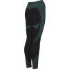 Dámské bezešvé legíny PROGRESS Gema Leggins černé/zelené (Velikost XS/S)
