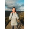 Dámské merino triko HUSKY Merow Zip modré (Velikost XL)