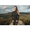 Dámské merino triko HUSKY Merow Zip modré (Velikost XL)
