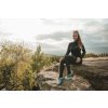 Dámské merino triko HUSKY Merow Zip modré (Velikost XL)
