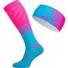 Kompresní podkolenky + čelenka ELEVEN PowerFlow Pink (Velikost M-L (40-43))
