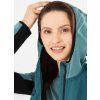 Dámská outdoorová bunda VIKING Creek Hoodie tyrkysovočerná (Velikost XS)