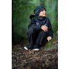 Dětská softshellová bunda UNUO s fleecem Basic, Černá, Planety (Velikost 98/104, Věk 2-4 roky)