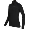 Dámská merino mikina PROGRESS Tispa Zip černá (Velikost S)