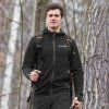 Pánská merino mikina PROGRESS Torez Hoody černá (Velikost M)