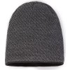 Pletená merino čepice O'STYLE Kent šedá (Velikost one size)