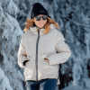 Dámská zimní bunda NORTHFINDER Rachel hnědá (VELIKOST L)
