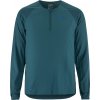 Pánské běžecké triko CRAFT PRO Trail Wind LS - zelená (Velikost S)