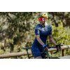 Dámský cyklo dres SILVINI Mottolina modrá (Velikost XS)
