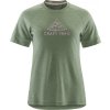 Dámské triko CRAFT ADV Trail Wool SS - zelená (Velikost XS)