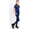 Dívčí jezdecké legíny PROGRESS Zeta Girl modré (Velikost 128/1)