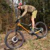 Pánské cyklo šortky PROGRESS Genius Bike Shorts zelené (Velikost S)