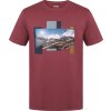Pánské bavlněné triko HUSKY Tee Skyline bordo (Velikost XXXL)