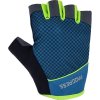 Unisex cyklistické rukavice PROGRESS Solar Mitts petrol/limetka (Velikost M)