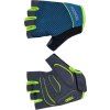 Unisex cyklistické rukavice PROGRESS Solar Mitts petrol/limetka (Velikost M)
