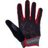Unisex cyklistické rukavice PROGRESS Armagedon Gloves černá/červená (Velikost M)