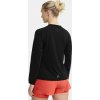 Dámské běžecké triko CRAFT PRO Hypervent LS Wind 2 - černá (Velikost XS)