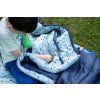 Dětský syntetický třísezónní spacák HUSKY Kids Magic modrý (Velikost OneSize)