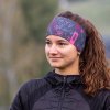 Sportovní čelenka Eleven Dolomiti Floral grey-pink (Velikost UNI)