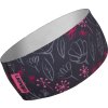 Sportovní čelenka Eleven Dolomiti Floral grey-pink (Velikost UNI)