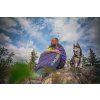 Syntetický třísezónní spacák HUSKY Ember Long modrý (Velikost OneSize)
