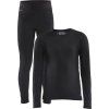 Dětský funkční set CRAFT CORE Warm Baselayer - černá (Velikost 74)