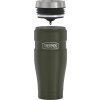 termohrnek s vodetesnym uzaverem army green