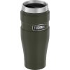 termohrnek s vodetesnym uzaverem army green