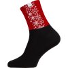 Vánoční ponožky ELEVEN Cuba Snowflakes Red (Velikost L (42-44))