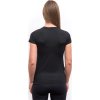 Dámské merino triko SENSOR Merino Air Bloom černé (Velikost M, Barva černá)