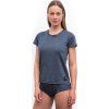 Dámské merino triko SENSOR Merino Lite modré (Velikost S, Barva modrá)