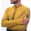Pánská funkční mikina SENSOR Coolmax Thermo celozip černá/mustard (Velikost XXL, Barva černá)