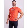 Pánské sportovní triko PROGRESS Deporte Run oranžové (Velikost M)