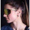 Sportovní sluneční brýle PROGRESS Cross zlatá/stříbrná (Velikost UNI)