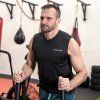 Pánský sportovní nátělník PROGRESS Driver Singlet černý (Velikost M)