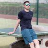 Pánské sportovní šortky PROGRESS Topic modré (Velikost S)