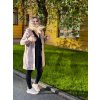 Dámský nepromokavý kabát HUSKY Nestia L hnědý (Velikost XXL)