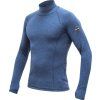 Pánský merino rolák SENSOR Bold modrý (Barva modrá, Velikost XXXL)