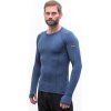 Pánské merino triko SENSOR Bold modré (Velikost XL, Barva modrá)