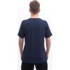 Pánské merino triko SENSOR Blend Moon modré (Velikost M, Barva modrá)