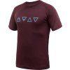 Pánské merino triko SENSOR Blend Elements červené (Velikost XXL, Barva červená)