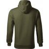Pánská teplá mikina TRIMM Cape khaki (Barva khaki, Velikost S)
