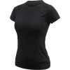 SENSOR MERINO ACTIVE NO LOGO dámské triko kr.rukáv černá (Velikost S, Barva černá)
