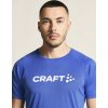 Pánské funkční triko CRAFT CORE Essence Logo - modrá (Velikost S)