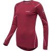 Dámské merino triko KLIMATEX Waal Merino vínová (Velikost 2XL)